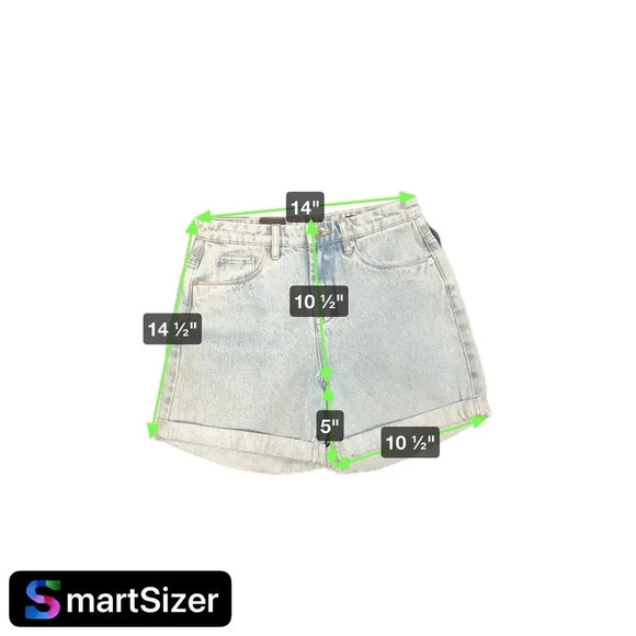 Blank NYC "The Perry" Mom Short Light Wash High Rise Cuffed Hem Women's 26 - Picture 11 of 12